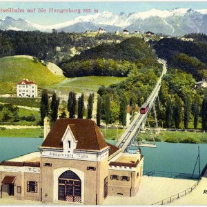 Innsbruck. Drahtseilbahn auf die Hungerburg