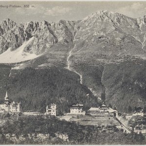 Innsbruck, Hungerburg-Plateau, 858 m