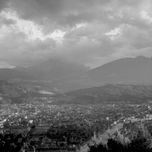 Blick auf Innsbruck September 1960