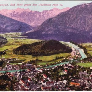 Salzkammergut. Bad Ischl gegen den Dachstein.