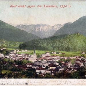 Bad Ischl gegen den Dachstein.