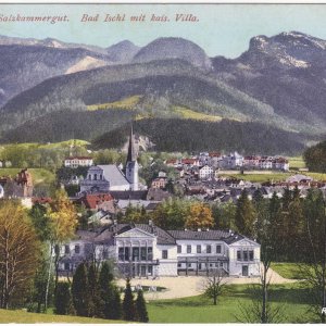 Salzkammergut: Bad Ischl mit kais. Villa