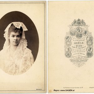 Damenporträt K.K. Hof-Atelier Adèle Wien - Ischl