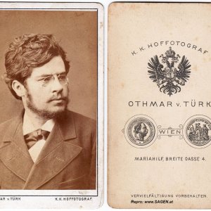 Herrenporträt Hoffotograf Othmar v. Türk, Wien