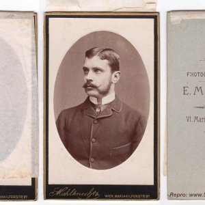 CdV mit Schutzpapier