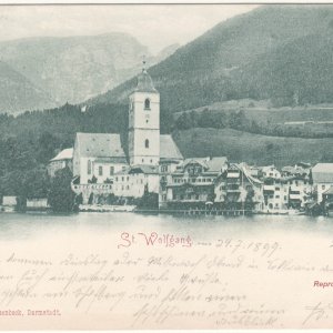 St. Wolfgang im Salzkammergut um 1899