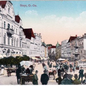 Steyr, Stadtplatz 1917