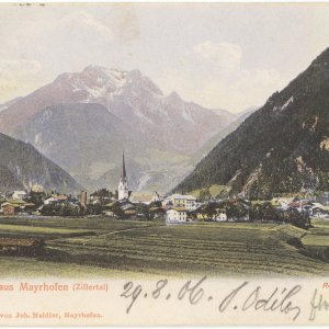Mayrhofen im Zillertal um 1906