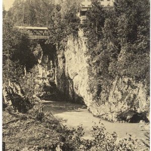 Hochsteg bei Mayrhofen im Zillertal um 1910