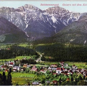 Salzkammergut. Goisern mit dem Kalmberg, 1831m