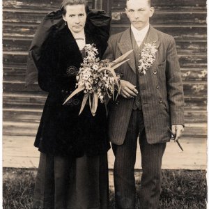 Ehepaar in Tracht, Oberösterreich