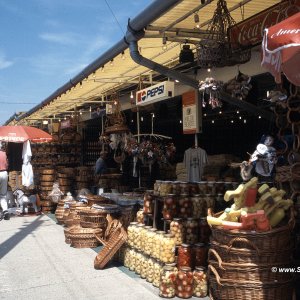 Straßenmarkt Ungarn 1993