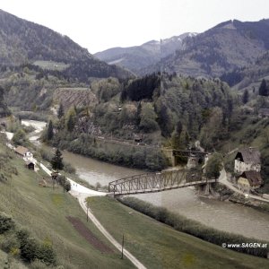 Laussafall, Kesselberg bei Altenmarkt bei Sankt Gallen um 1970