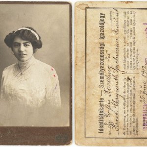 CdV als Identitätskarte, Atelier M. Senoner, Innsbruck