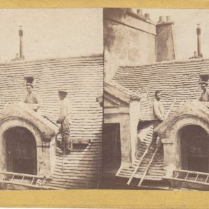 Dachschindeldecker um 1860