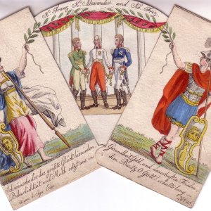 Neujahrsglückwunschkarte 1814
