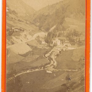 Baustelle Brennerbahn St. Jodok 1863