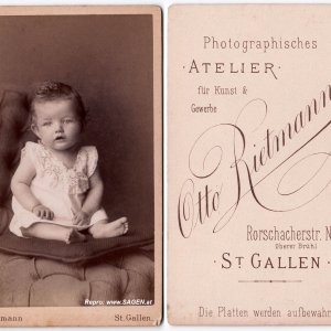 Kinderporträt, Atelier Otto Rietmann, St. Gallen