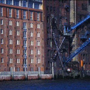 Schiffskran Speicherstadt Hamburg