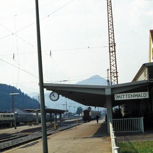 Bahnhof Mittenwald, 1980er