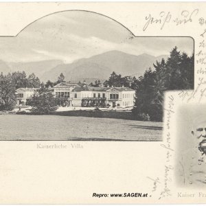 Bad Ischl Kaiserliche Villa und Kaiser Franz Josef I., 1903