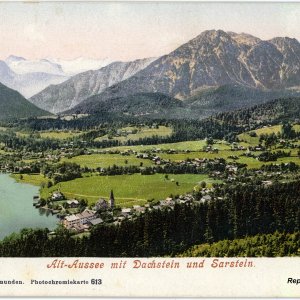 Altaussee mit Dachstein und Sarstein