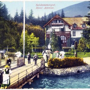 Salzkammergut Hotel Attersee 1916