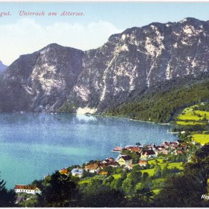 Salzkammergut. Unterach am Attersee.