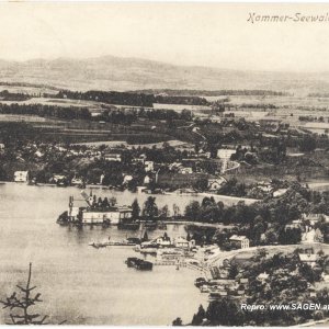 Salzkammergut. Kammer-Seewalchen am Attersee.