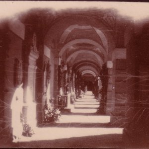 Bozen alter Friedhof um 1900