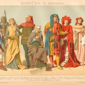 Kostüme des Mittelalters