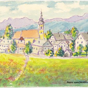 Neukirchen an der Vöckla, handgemalt