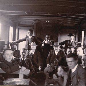 Im Wagon 1890