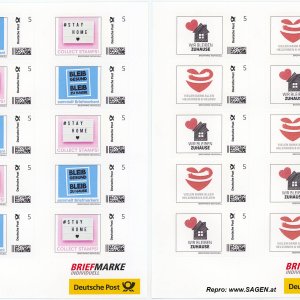 COVID-19 / Corona Briefmarken