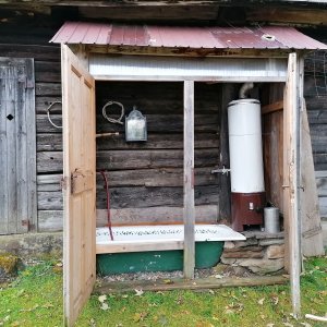 Badehäuschen bei der Grössingalm