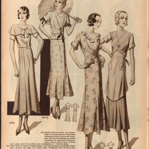Damenmode Österreich 1932