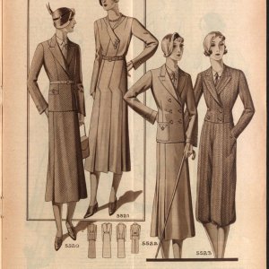 Damenmode Österreich 1932