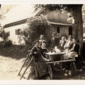 Mayralm bei Gmunden um 1910