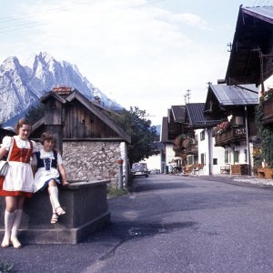 Touristen in den Alpen, 1960er