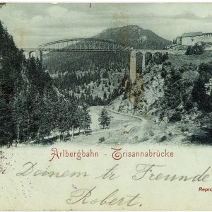 Arlbergbahn - Trisannabrücke