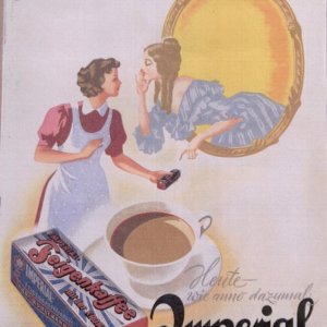 Imperial Feigenkaffee Werbeplakat Atelier Koszler Wien