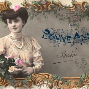Französische Neujahrskarte