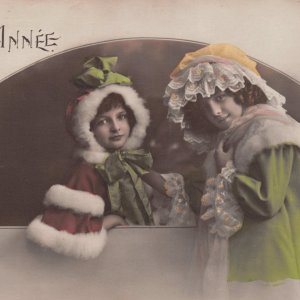 Französische Neujahrskarte