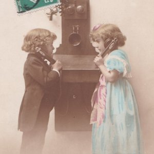 Französische Neujahrskarte