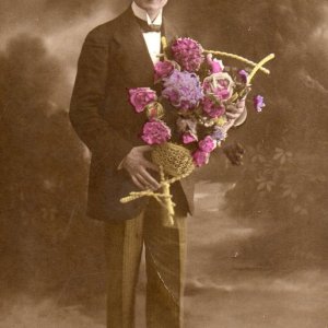 Französische Neujahrskarte