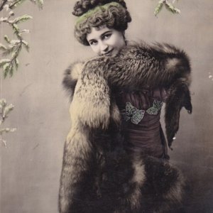 Französische Neujahrskarte
