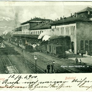 Bahnhof Salzburg um 1900