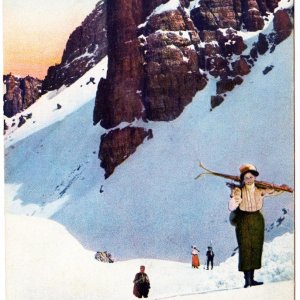 Schitour Riepenwand um 1910