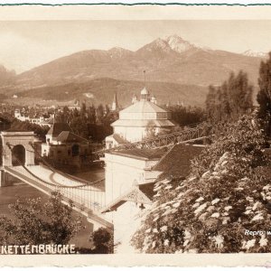 Innsbruck Kettenbrücke 1918