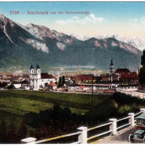 Innsbruck von der Brennerstraße